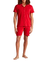 Organic Cotton Terry Button-Up