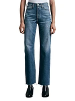 Alex High-Rise Straight-Leg Jeans