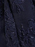 Jacquard Floral-Print Shirtdress