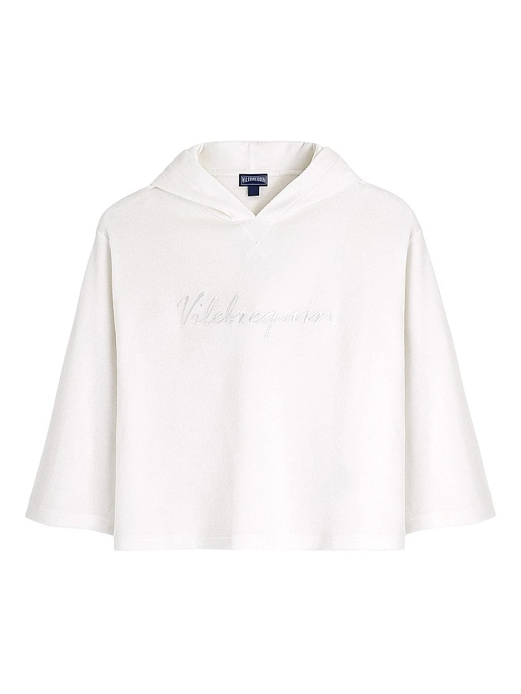 Terry Logo Coverup Hoodie