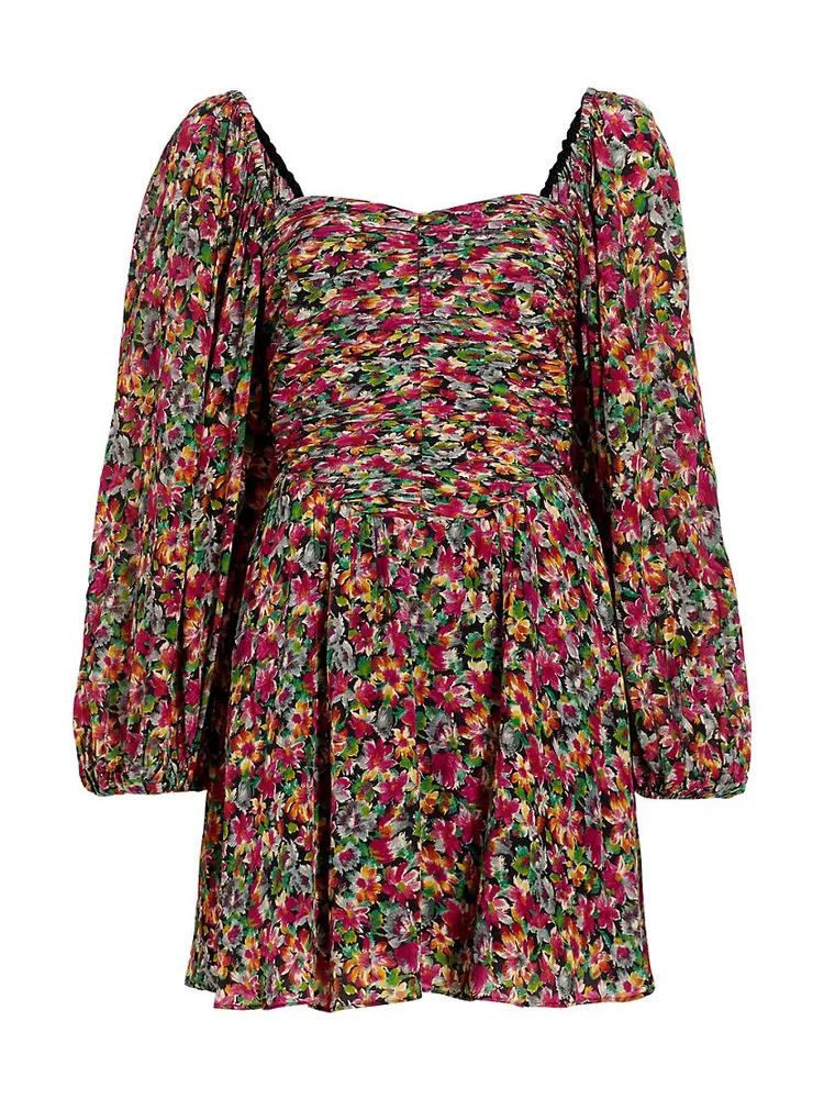 Vivan Puff-Sleeve Minidress
