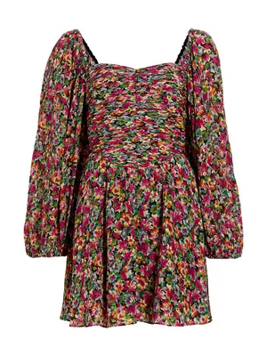 Vivan Puff-Sleeve Minidress