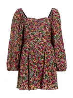 Vivan Puff-Sleeve Minidress