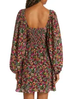 Vivan Puff-Sleeve Minidress