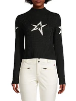 Cable-Knit Wool Sweater