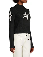 Cable-Knit Wool Sweater