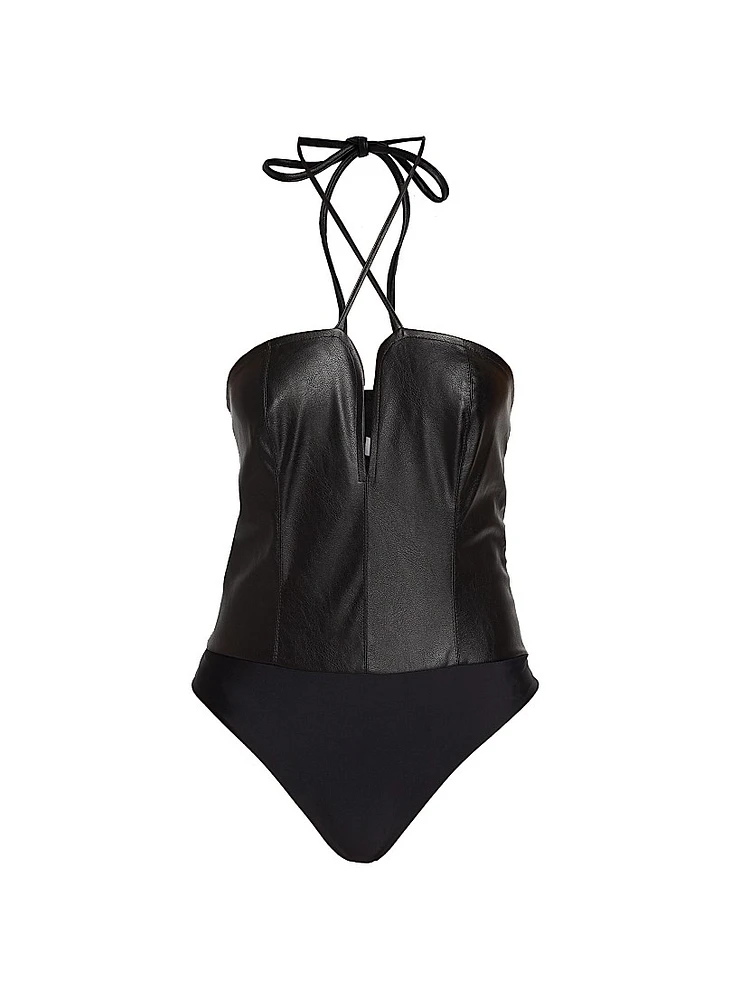 Bambi Halter Bodysuit