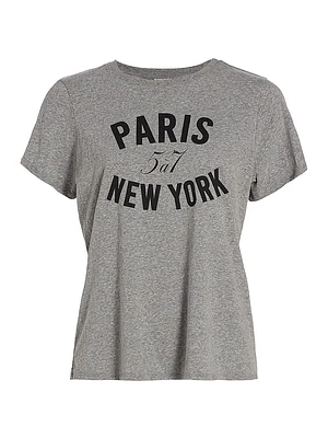Paris New York Graphic T-Shirt