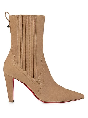Santigag 85MM Leather Ankle Boots