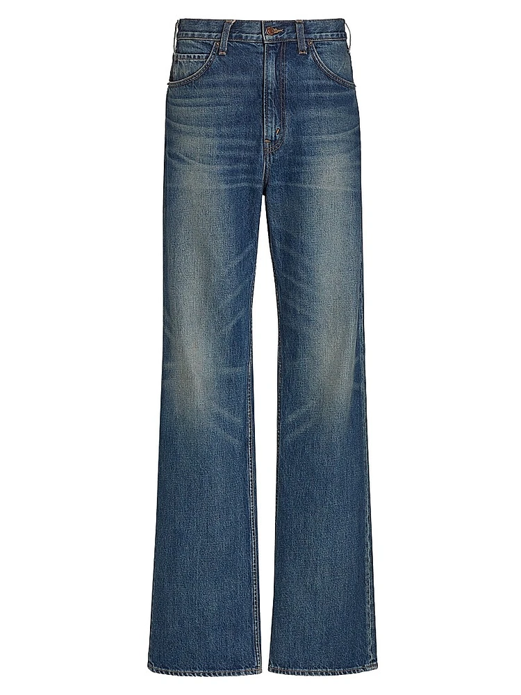 Mitchell High-Rise Straight-Leg Jeans