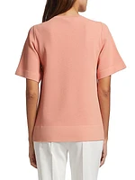 Strong Silhouette Short-Sleeve Top