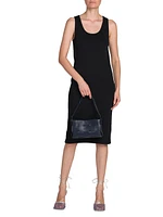 Sleeveless Ribbed-Knit Dress