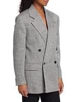 Oversized Double-Breasted Jacket