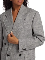 Oversized Double-Breasted Jacket
