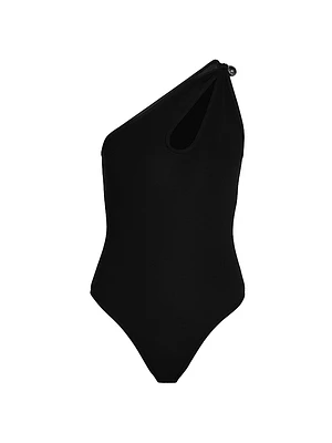 One-Shoulder One-Piece Swimsuit