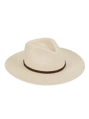 Lexie Packable Straw Fedora
