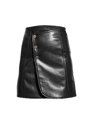 Allison Recycled Leather Skirt