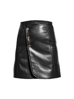 Allison Recycled Leather Skirt