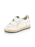 Baby Girl's, Little Girl's & Girl's Ballstar Laminated Star Sneakers