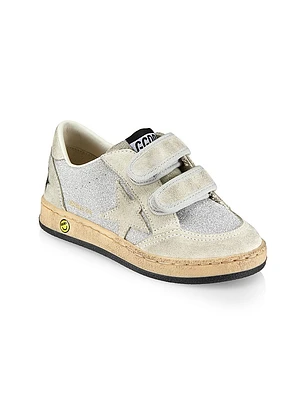 Baby's, Little Kid's & Kid's Ballstar Glitter Suede Star Sneakers
