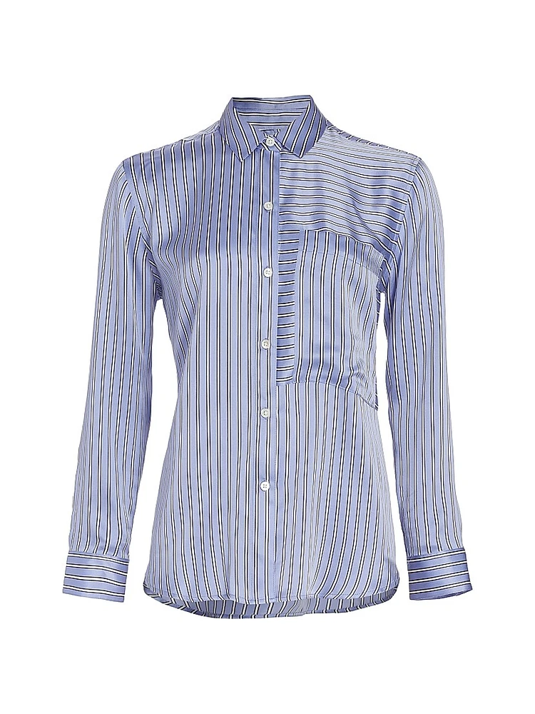 Spencer Silk Striped Shirt