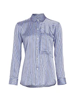 Spencer Silk Striped Shirt