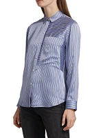 Spencer Silk Striped Shirt