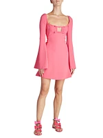 Bell-Sleeve Minidress