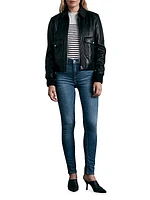 Nina High-Rise Stretch Skinny Jeans