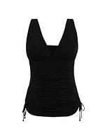 Solids Dani Ruched Tankini Top