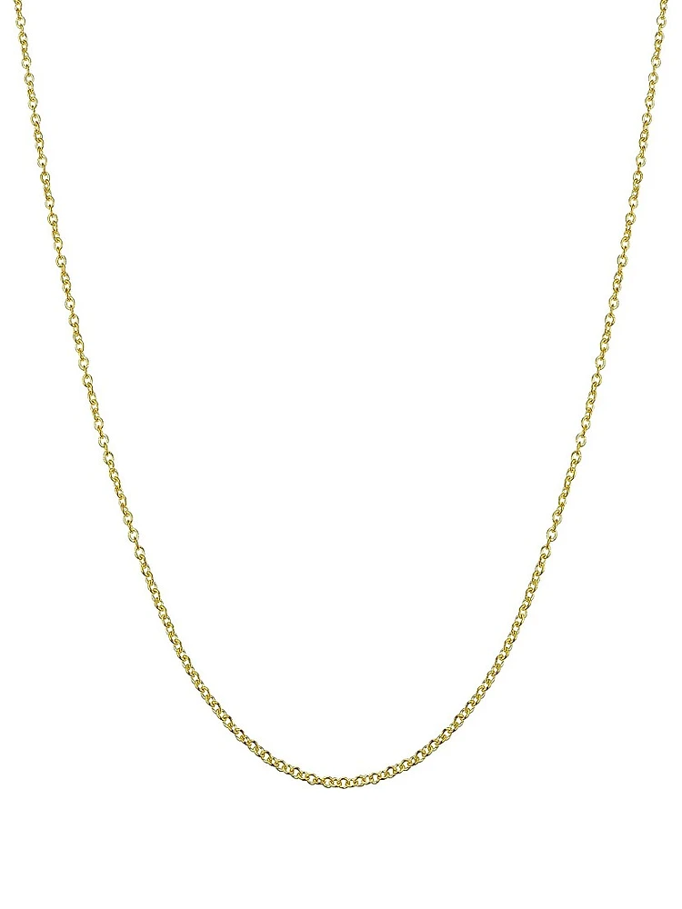 14K Yellow Solid Gold Rimini Rolo Chain