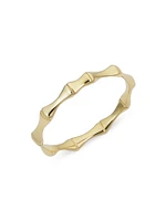 14K Yellow Solid Gold Amalfi Ring