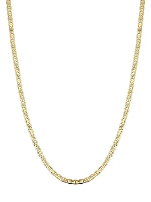 14K Yellow Solid Gold Mystic Mariner Necklace