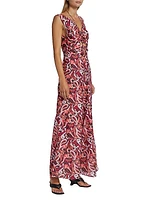 Sevres Printed Silk-Blend Jumpsuit