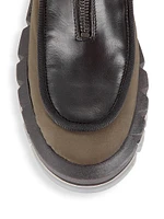 Gong Leather Lug-Sole Boots