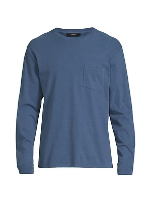 Jersey Pocket Crewneck T-Shirt