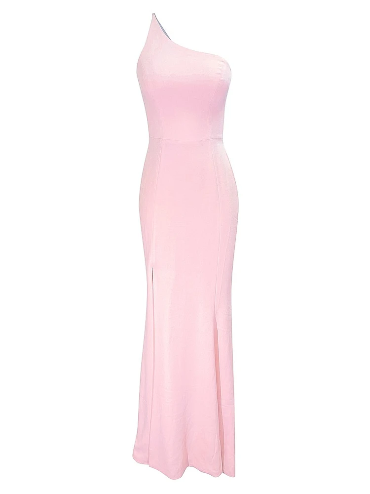 Amy One-Shoulder Bodycon Maxi Dress