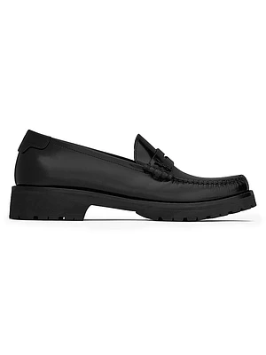 Le Loafers Monogram Penny Slippers Smooth Leather