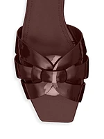 Tribute Flat Mules Patent Leather