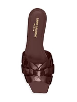 Tribute Flat Mules Patent Leather