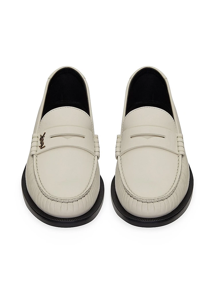 Le Loafer Monogram Penny Slippers Smooth Leather