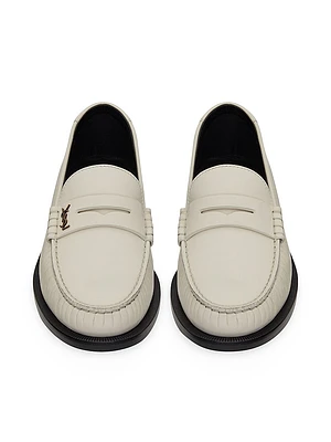 Le Loafer Monogram Penny Slippers Smooth Leather