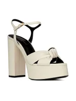 Bianca Platform Sandals Smooth Leather