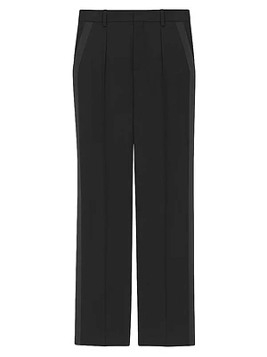 High-Waisted Tuxedo Pants Grain De Poudre