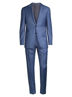 Solid Virgin Wool Suit