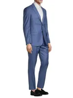Solid Virgin Wool Suit