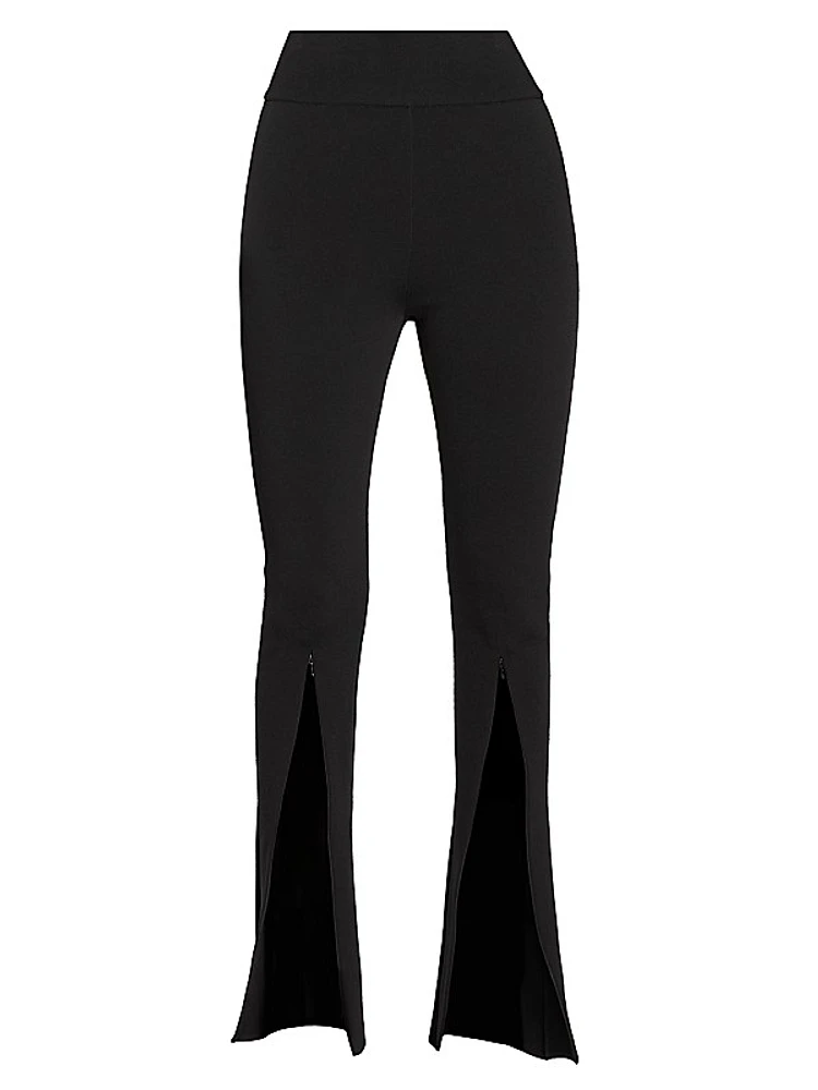 Slit High-Waisted Leggings