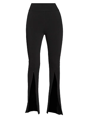 Slit High-Waisted Leggings