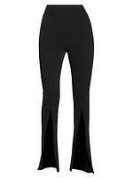 Slit High-Waisted Leggings