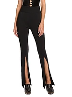 Slit High-Waisted Leggings
